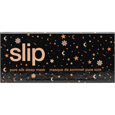 slip® ピュア シルク スリープマスク - ブラック - ホリデーエディション