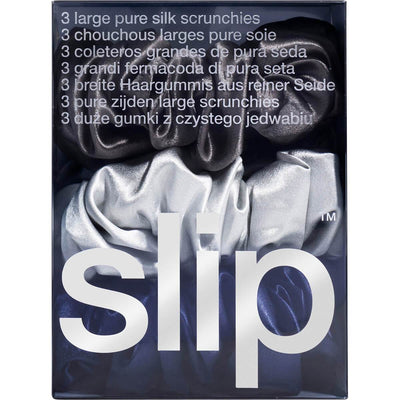 slip® ピュア シルク ラージ シュシュPure Silk Large Scrunchies - ミッドナイト